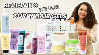 Reviewing POPULAR HAIR GELS for Curly & Wavy Hair (16 gels covered) || Not Sponsored