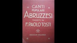 Francesco Paolo Tosti: tutti i Canti popolari Abruzzesi