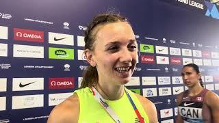 Femke Bol on her record-breaking form at the London Diamond League