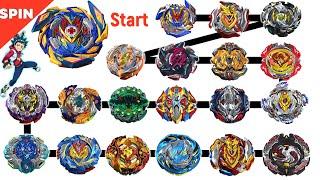 Beyblade Burst SuperKing Brave Valkyrie VS ALL CHO-Z/TURBO Marathon Battle 베이블레이드 슈퍼킹 배틀  ベイブレードバースト