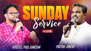  SUNDAY SERVICE || APOSTLE. PAUL GANESAN || PASTOR.DINESH || JESUS IS ALIVE CHURCH - PADAPPAI