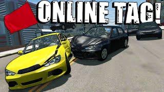 WE PLAYED A MASSIVE GAME OF TAG HIDE AND SEEK! - BeamNG Multiplayer Mod Chase Crashes