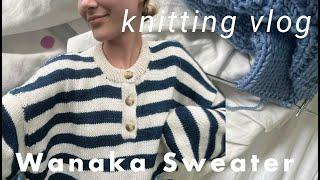 Wanaka Sweater knitting vlog // Malabrigo Yarns Collar