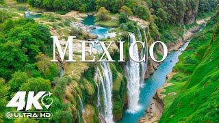 MEXICO (4K UHD) Amazing Beautiful Nature Scenery With Relaxing Music | 4K VIDEO ULTRA HD