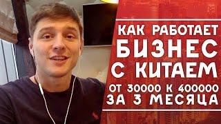 Как работает бизнес с Китаем? От 30 000 к 400 000 за 3 месяца. Бизнес с Китаем работает