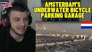 British Reacts To Amsterdam's underwater bicycle parking garage