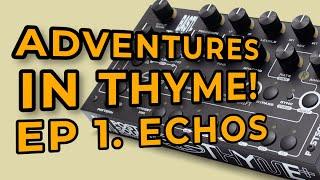 Adventures in Thyme! - Episode 1 - Making lovely echos with the Bastl Thyme+