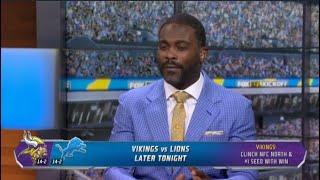 Michael Vick reacts to Minnesota Vikings vs Detroit Lions in Week 18 - Which team are No.1 in NFC?