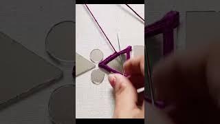 Diy: treditional mirror work tutorial #diy #art #trending #shorts #reels