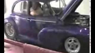 Redline Automotive Competition Engines powered Morris Minor on the dyno