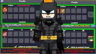 TRADING RARE PET AND RR ITEM TRADE IN BLOCK MAN GO SKY BLOCK TRADE VIDEO TANVER GAMING