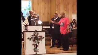 Pastor David Trainer singing I GOT A FEELING