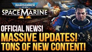 Warhammer 40K Space Marine 2 - MASSIVE Updates! Tons of New FREE Content! New Operation, PTS & More!