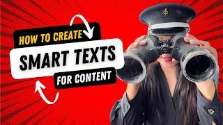 How to create smart posts, scripts, texts, content in minutes without overwhelming yourself