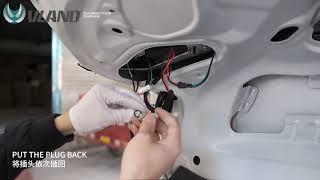 How to install Vland LED taillights for Honda city 2014-2017?