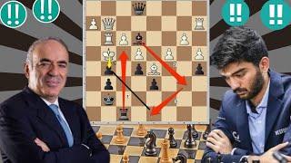 Sacrifice Chess Game : 51 | Gukesh D vs Garry Kasparov | #chess #chesspuzzle #games