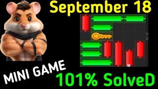 18 September Mini Game Hamster Kombat Today || Mini Game Puzzle EASY Solution | Take key 