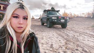 Why You Need To Visit This Mini Desert | Female Overlanding in Toyota LandCruiser