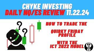 DAYTRADING FUTURES USING ICT CONCEPTS | HOW TO TRADE QUIRKY FRIDAYS