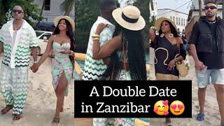 Double Date for Jux, Priscy, Chioma, and Her Mystery Man in Zanzibar | JP Serve Couple Goals