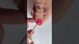 Easy nail art design with toothpick #nailart2022 #shorts #youtubeshorts