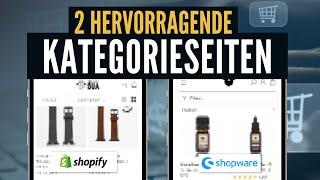 2 Starke Onlineshop Kategorieseiten Beispiele - Analyse von Dr. Sebastian Decker