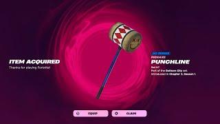 How To Get Punchline Pickaxe NOW FREE In Fortnite! (Free Punchline Pickaxe)