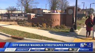 City unveils Magnolia streetscapes project