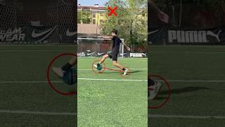 NON FARE COSÌ  #stop #controbalzo #tiro #partita #consigli #allenamento #calcio #tutorial #goals