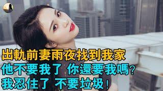 #婚姻 #情感 #故事 出軌前妻雨夜找到我家，他不要我了 你還要我嗎？，一邊說一邊實際行動！