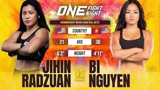 All-Action Women’s MMA Battle  Jihin Radzuan vs. Bi Nguyen