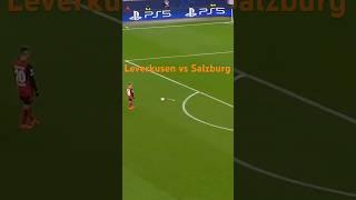 Actions from UCL Leverkusen Vs Salzburg #shorts #uclhighlights #footballedits #footballshorts #yts