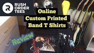 Custom Band Shirts from Rushordertees.com - Review