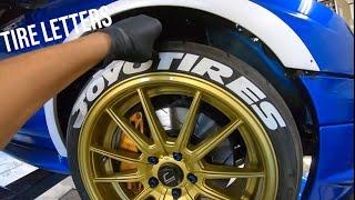 DIY | How to install TOYO tire STICKERS