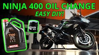 The Only Motorcycle Oil Change Guide You’ll EVER Need! - Ninja 400