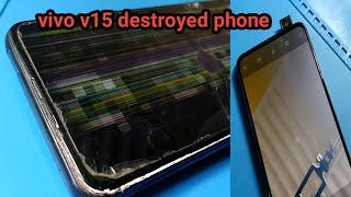 vivo v15 combo replacement||destroyed phone restoration