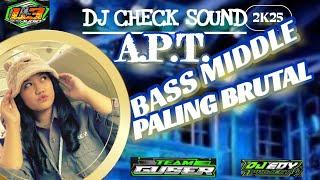 DJ A.P. T. A.P. T. ‼️CEK SOUND TERBARU 2025‼️BASS MIDDLE PALING BRUTAL