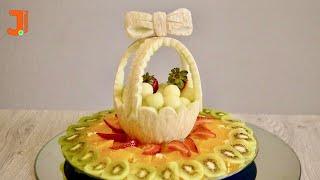 Delicious Natural Fruit Center | Healthy food By J. Pereira Art Carving