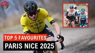 Paris Nice 2025 Top 5 Favourites - Jonas Vingegaard Vs Joao Almeida in the Mountains