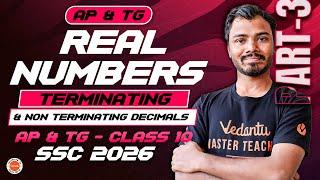 Terminating & Non-Terminating Decimals | Real Numbers Part 1 | Class 10 Maths | AP & TS SSC 2026