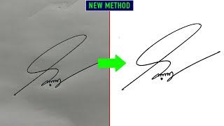 How to make Your Signature Digital with Photoshop 2025