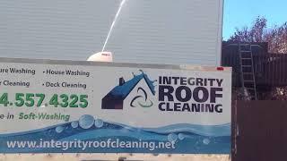 Exterior cleaning with our soft wash