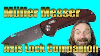 Neues Knaller Messer von Müller I Axis Lock Companion I S90V I Schneidteufel I Top I #untermesserung