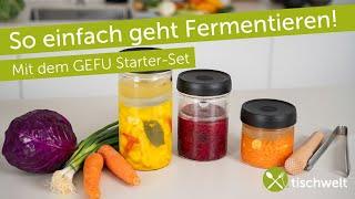 Fermentieren leicht gemacht! | Gemüse haltbar machen mit dem GEFU Fermentier-Set