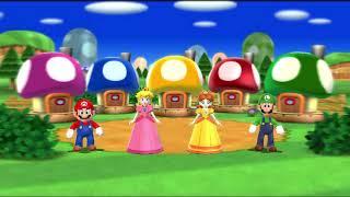 Mario Party 9 (MiniGames) Peach Vs Daisy Vs Mario Vs Luigi (CPU Master)