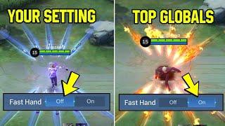 GLOBAL GUSION SECRET SETTINGS 2023 (auto fasthand 101%)