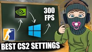 The Newest CS2 Settings for MAX FPS | Set Up Your PC As A Pro! (2025)