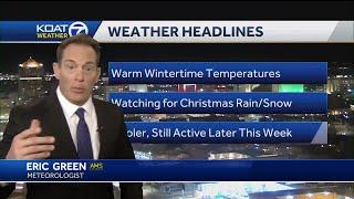 Eric Green weather December 23