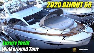 2020 Azimut 55 Luxury Yacht - Walkaround Tour - 2019 Fort Lauderdale Boat Show