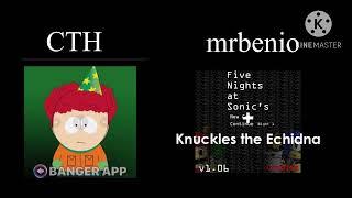 Five Nights At Sonic's + Knuckles The Echidna @SonicPlushEpisodesSATURDAY vs. ​@mrbenio